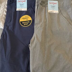 Cat & Jack Quick Dry Navy and Gray Shorts